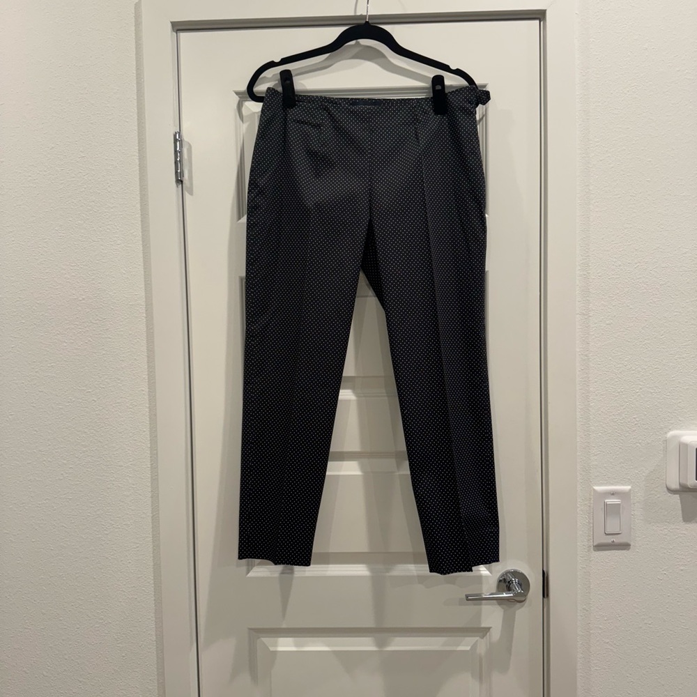 Piazza Sempione Black and White Polka Dot Trousers